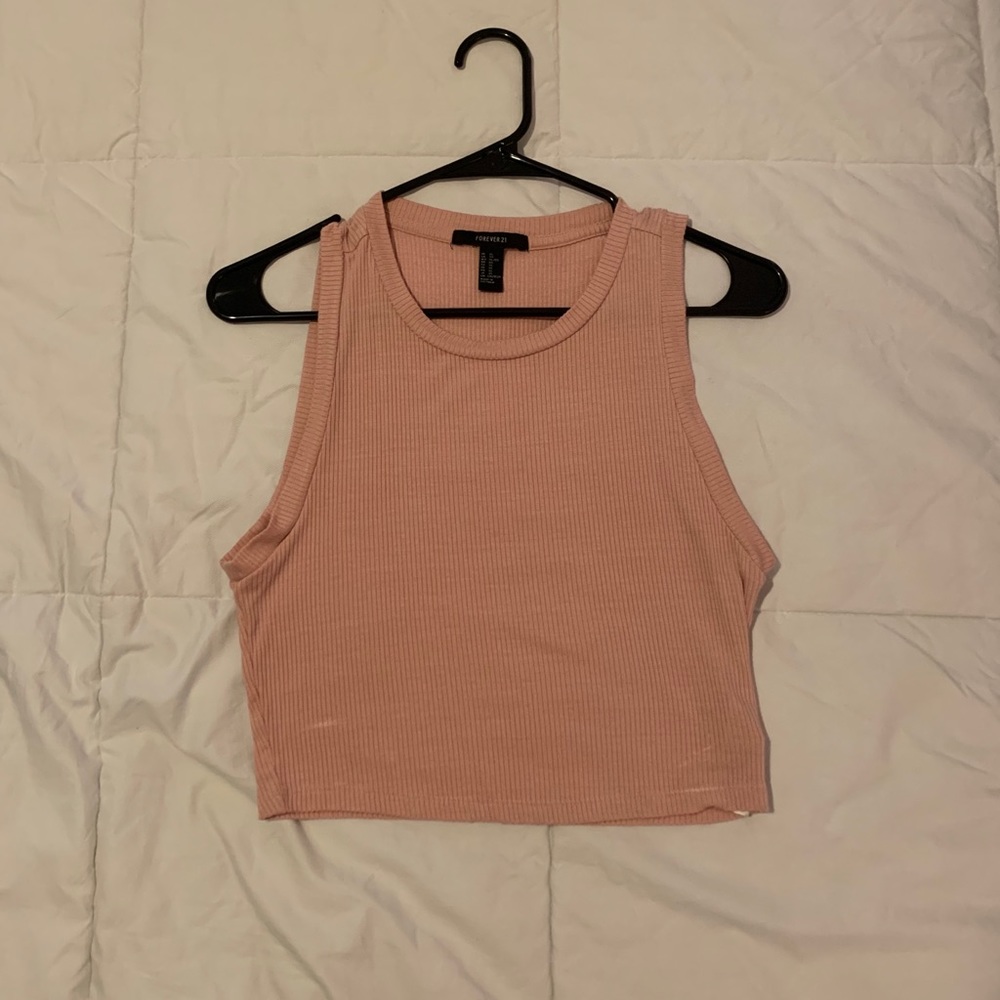 Pink crop top